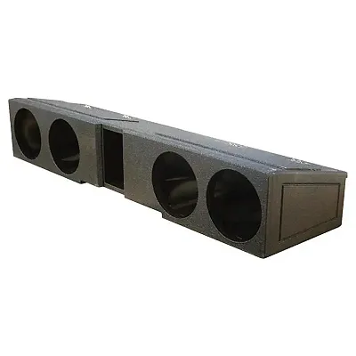 Qpower 4 Hole 8&quot; Ported Woofer Box For 2007-2020 Gm Crew Cab