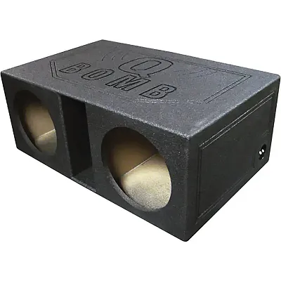 Qpower Dual 12&quot; Vented Extra Large Spl Woofer Box &quot;Q Bomb&quot;