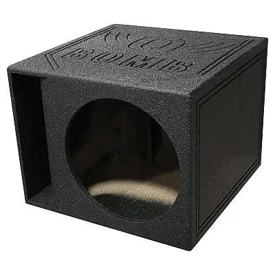 Qpower Single 15&quot; Enclosure Horn Ported Qbomb With Spray Liner