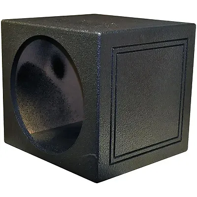 Qpower Single 15&quot; Sealed Woofer Enclosure Withh Bed Liner Spray