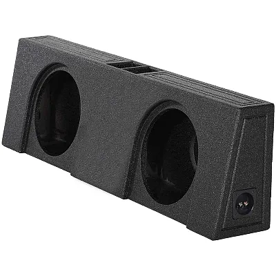 Qpower Qbomb Dual 10&quot; Vented Empty Box Behind Seat Mount
