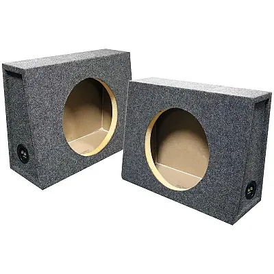 Qpower Single 12&quot; Behind Seat Truck Heavy Duty Boxes Sold In Pairs