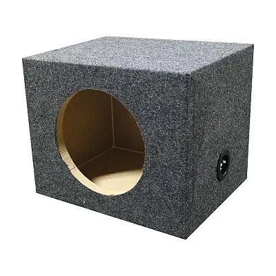 Empty Woofer Box 12&quot; Square Qpower
