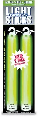 READY AMER 27217 Green 8Hr Lightstick 2/Pk