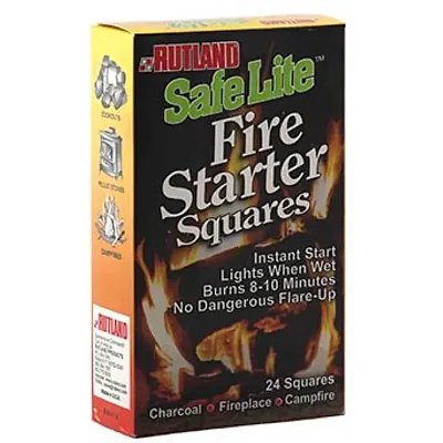 RUTLAND 50C Fire Starter Squares
