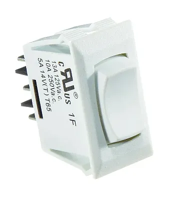 RV DESIGNER S345 10A White Rocker Switch