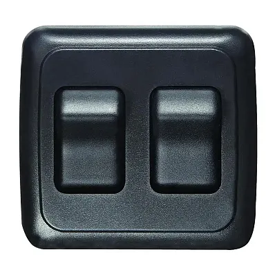 RV DESIGNER S523 Contoured Wall Switch Blk