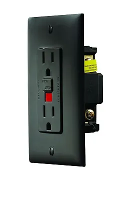 RV DESIGNER S807 Black Dual Gfci Outlet