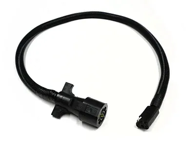 RV PIGTAILS 40015 7Way To 6Way Pigtail Blk