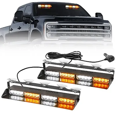 RECON ACCESS 26419FWM Interior Front Window 2-Pc 14' Led