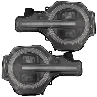 RECON ACCESS 264479BKWH Ford Bronco 21-24 Led Projector Hea