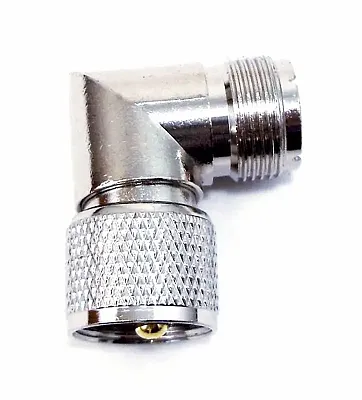 Twinpoint Raa Right Angle Male Uhf Pl259 To Female Uhf So-239