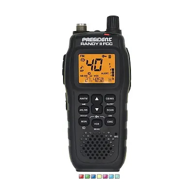 President Randyii President - Randyii Fcc 40 Channel Am/Fm Hand Held Cb Radio Wi
