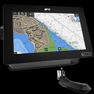 RAYMARINE E7063703 Axiom+ 9 Mfd Rv 3D No Charts Xdcr