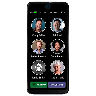 Raz Memory Cell Phone For Seniors | Unlocked (Verizon, At&T, T-Mobile Compatibl