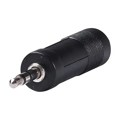 Rca Ah203E Stereo 3.5-Mm Plug To 1/4-In. Jack Headphone Adapter
