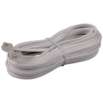 Rca Tp243Whr White Phone Line Cord (25Ft)