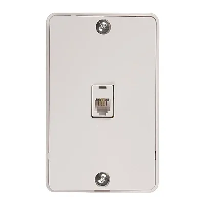 Rca Tp251Whrv Tp251Whr 2-Piece Modular Phone Wall Mount, White