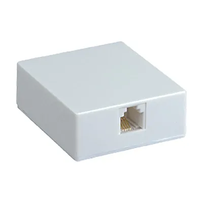 Rca Tp265Whr Tp265Whr Surface-Mount Baseboard Phone Jack