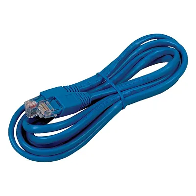 Rca Tph530Br Cat-5E 100-Mhz Network Cable, Blue (7 Ft.)
