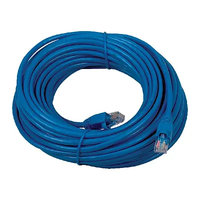 Rca Tph533Brv Cat-5E 100-Mhz Network Cable, Blue (50 Ft.)