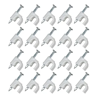 Rca Vh102Rv Vh102R Coaxial Cable Clamps With Nails, 20 Count