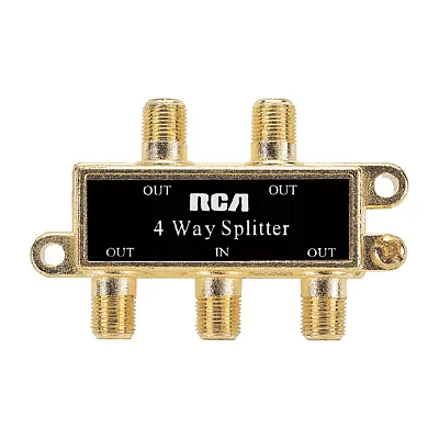 Rca Vh49R Coaxial Splitter (4-Way)