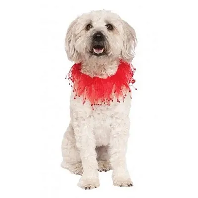 Rubie's Costume Co Red Fancy Pet Collar - L/XL