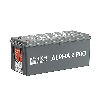 RICH SOLAR RSB122SP Alpha 2 Pro - 12V 200Ah Battery