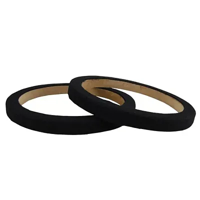 Nippon 8&quot; Wood Speaker Ring With Black Carpet Sold In Pairs