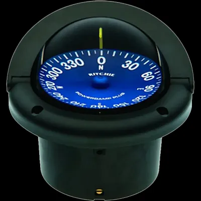RITCHIE NAVI SS1002 Compass Flush Mnt 3.75&#039;Dial Black