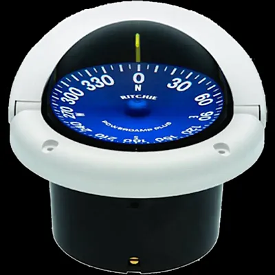 RITCHIE NAVI SS1002W Compass Flush Mnt 3.75&#039;Dial White