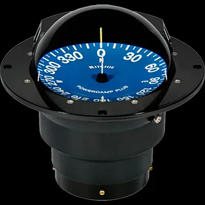 RITCHIE NAVI SS500012 Compass Flush Mnt 5&#039; Dial Black