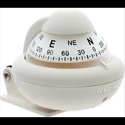 RITCHIE NAVI X10WM Compass Brkt Mnt 2&#039; Dial White