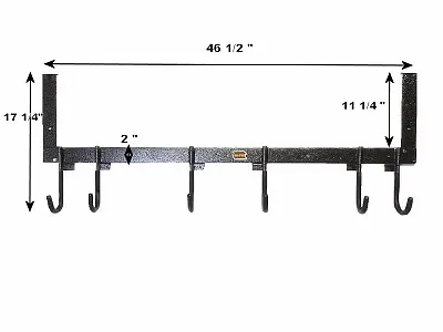 RACK&#039;EM MFG RA7 6-Hook Multi-Tool Rack