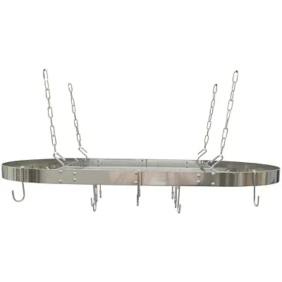 Range Kleen Cw6001R Oval Hanging Pot Rack (Stainless Steel)