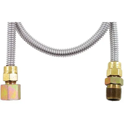 Dormont 20-3132-48B(Bagged) Gas Dryer & Water Heater Flex-Lines 