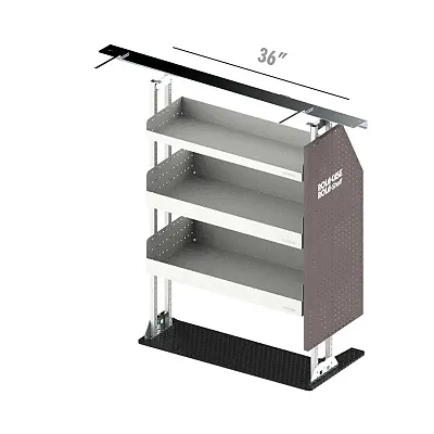 ROLACASE RSLRFBAPA Van Shelving Basic Bin Package