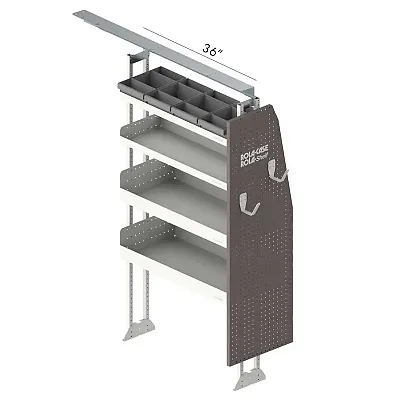 ROLACASE RSMRSGEPA Van Shelving General Bin Package