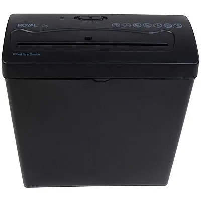 Royal 29183G-Bk Cx6 6-Sheet Crosscut Shredder