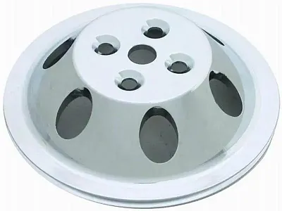 RACING POWER R9478POL Polished Aluminum Sb Chevy V8 Singl