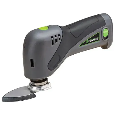 Genesis Glmt08B 8-Volt Li-Ion Cordless Oscillating Tool With Battery Pack, Charg