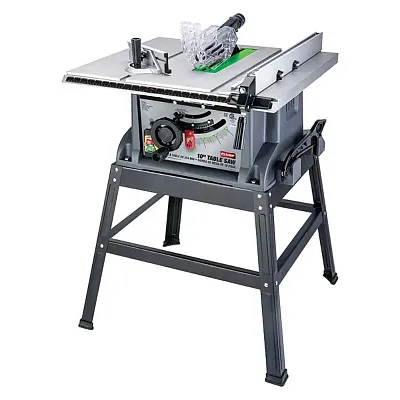 Genesis Gts10Sc 15-Amp 10-In. Table Saw With Metal Stand