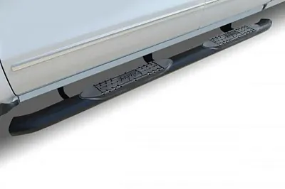 RAPTOR 15030639B 4&#039; Curved Black Oval Step Bars
