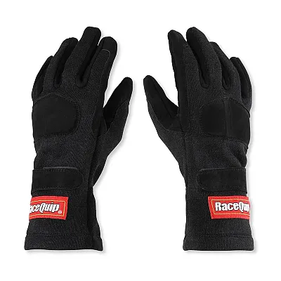 RACEQUIP 355003 2-Lyr Sfi-5 Glove Med Bla