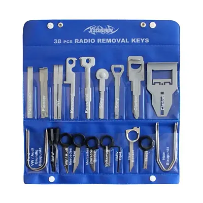 Xscorpion Radio Removal Keys 38Pc Kit