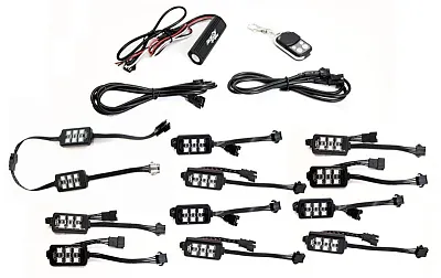 RACESPORT LT 12RGB Coloradapt 12-Piece Light 6Smd Pod