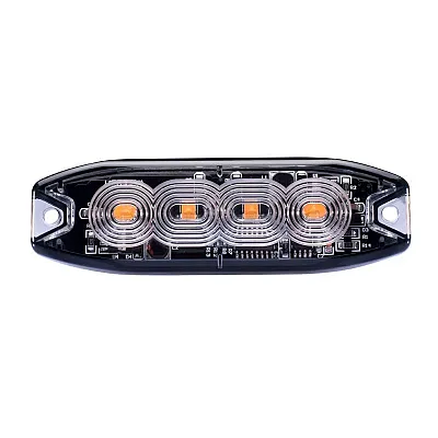 RACESPORT LT 3020BSP White-Amber Strobe Pro Series 4-Led