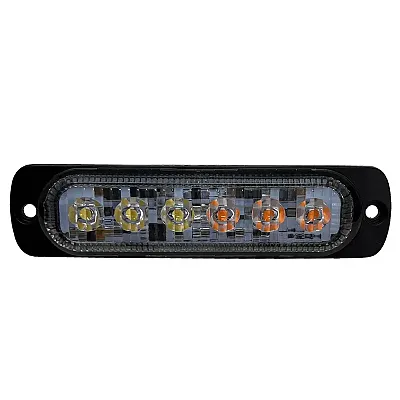 RACESPORT LT 70016WA Switching 6-Led Ultra Slim Flush Mo