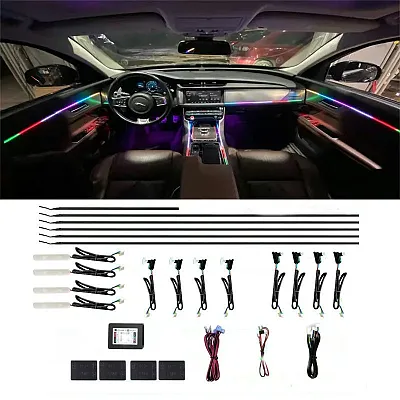 RACESPORT LT AKIT2DR 2-Door Ambient 10Pc Light Kit